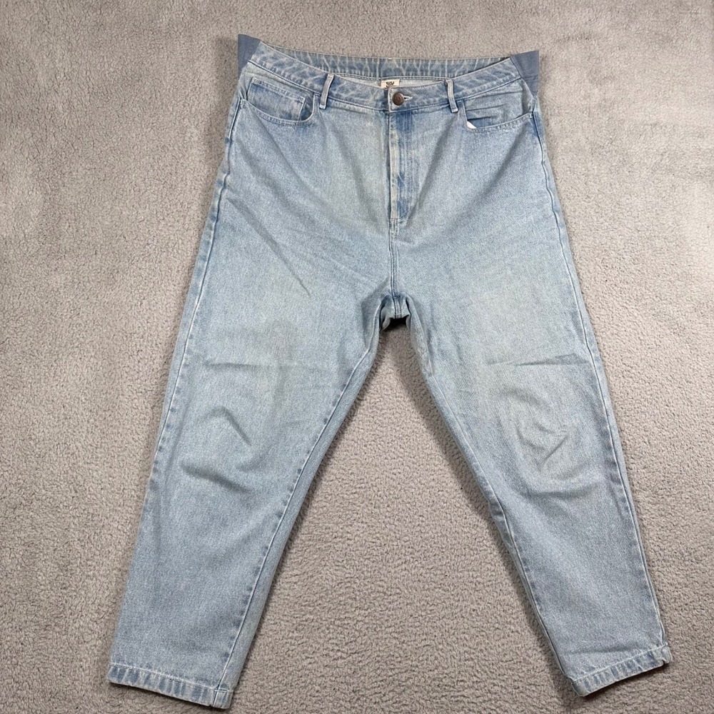 Lucy And Yak Y2K Organic Cotton Light Wash Womens Sz‎ 36R Jeans